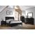 Briana Leatherette/Wood Panel Bed, California King Size