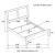 Briana Leatherette/Wood Panel Bed, Queen Size