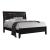 Briana Leatherette/Wood Panel Bed, Eastern King Size