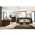 Jessica Wood Platform Bed w/Rail Seating, Eastern King Size