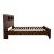 Jessica Wood Bed w/Storage Headboard, California King Size
