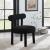 Parlor Boucle Fabric Accent Chair