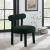 Parlor Boucle Fabric Accent Chair