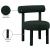 Parlor Boucle Fabric Accent Chair