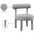 Parlor Boucle Fabric Accent Chair