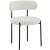 Beacon Boucle Fabric Dining Chair with Matte Black Metal Frame
