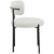 Beacon Boucle Fabric Dining Chair with Matte Black Metal Frame