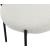 Beacon Boucle Fabric Dining Chair with Matte Black Metal Frame