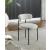 Beacon Boucle Fabric Dining Chair with Matte Black Metal Frame