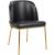 Jagger Faux Leather Dining Chair with Iron Legs