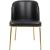 Jagger Faux Leather Dining Chair with Brushed Gold Iron Legs