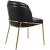 Jagger Faux Leather Dining Chair with Iron Legs