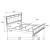 Barzini Leatherette/Wood Panel Bed, Eastern King Size