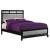 Barzini Leatherette/Wood Panel Bedroom Set