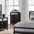 Barzini Leatherette/Wood Panel Bedroom Set