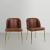 Jagger Faux Leather Dining Chair with Iron Legs