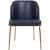 Jagger Faux Leather Dining Chair with Brushed Gold Iron Legs