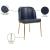 Jagger Faux Leather Dining Chair with Iron Legs