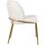Jagger Faux Leather Dining Chair with Brushed Gold Iron Legs