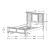 Franco Wood Panel Bed, Queen Size