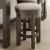 Lennox Hill Oversized Square Coffee Table | Bark Finish
