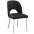 Logan Faux Leather Dining Chair with Chrome Ball Leg Design