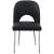 Logan Faux Leather Dining Chair with Chrome Ball Leg Design