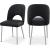 Logan Faux Leather Dining Chair with Chrome Ball Leg Design