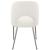 Logan Faux Leather Dining Chair with Chrome Ball Leg Design