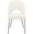 Logan Faux Leather Dining Chair with Chrome Ball Leg Design
