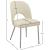 Logan Faux Leather Dining Chair with Chrome Ball Leg Design