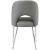 Logan Faux Leather Dining Chair with Chrome Ball Leg Design