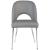 Logan Faux Leather Dining Chair with Chrome Ball Leg Design