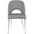 Logan Faux Leather Dining Chair with Chrome Ball Leg Design