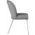 Logan Faux Leather Dining Chair with Chrome Ball Leg Design