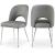 Logan Faux Leather Dining Chair with Chrome Ball Leg Design