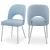 Logan Faux Leather Dining Chair with Chrome Ball Leg Design