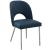 Logan Faux Leather Dining Chair with Chrome Ball Leg Design