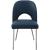 Logan Faux Leather Dining Chair with Chrome Ball Leg Design