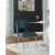 Logan Faux Leather Dining Chair with Chrome Ball Leg Design