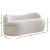 Flair Boucle Fabric Bench