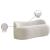 Flair Boucle Fabric Bench