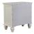 Sandy Beach Wood Nightstand w/3 Drawers