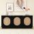 Cane 3-Door Wood Veneer Sideboard