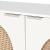 Cane 3-Door Wood Veneer Sideboard