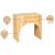 June 1-Drawer Solid Wood Nightstand