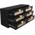 Cane 6-Drawer Wood Dresser with Natural Cane Drawer Front