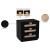 Cane 3-Drawer Wood Veneer Nightstand