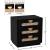 Cane 3-Drawer Wood Veneer Nightstand