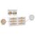 Cane 6-Drawer Wood Dresser with Natural Cane Drawer Front